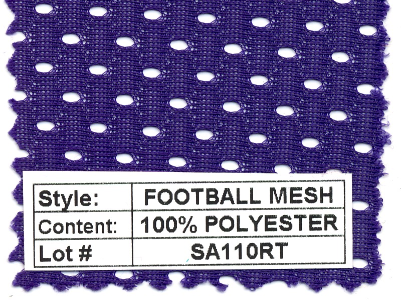 Football Mesh 100% Polyester